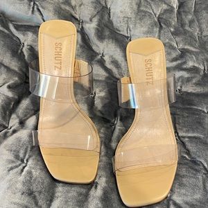 Schutz sandals for sale. Worn once.